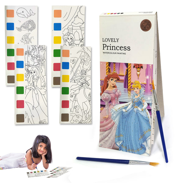 Kids Mini Painting Book – Barbie Theme