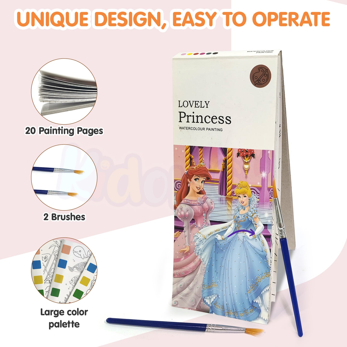 Kids Mini Painting Book β Barbie Theme