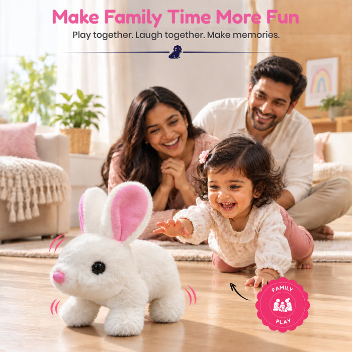 Interactive Moving Rabbit Toy by Kidology, view 7