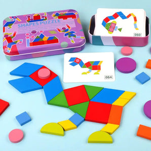 Wooden Shape Puzzle Toy Set