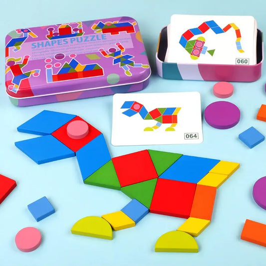 Wooden Shape Puzzle Toy Set