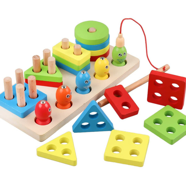 Wooden Magnetic Fishing Game