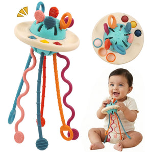 Silicone Pulling String Toy