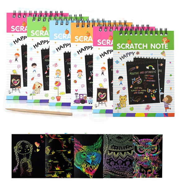 Scratch Art Notebook Set for Kids