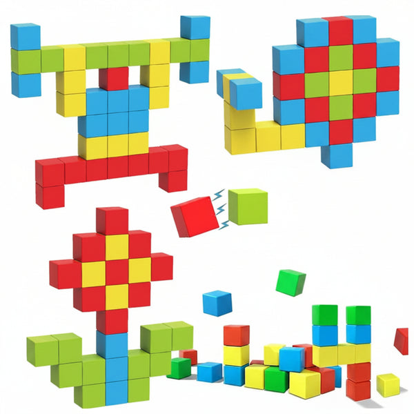 Magnetic Building Blocks Set ( 32 Pcs )