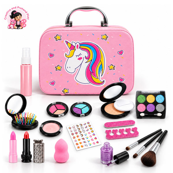 Washable Unicorn Makeup Suitcase