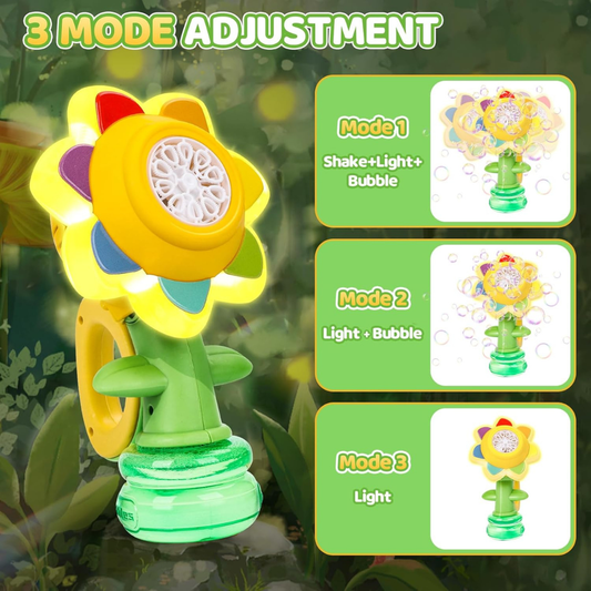 Dancing Sunflower Soap Bubble Machine