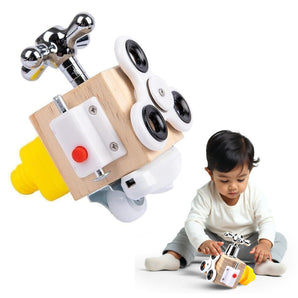 Busy Cube Wooden Activity Fidget Toy