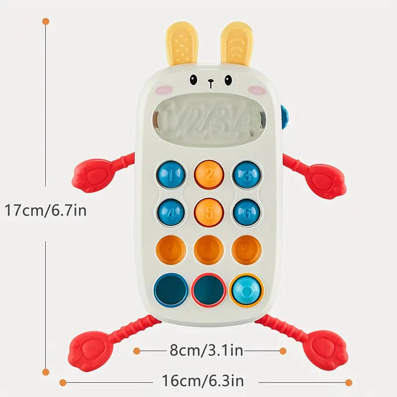Kids Realistic Phone Pull String Activity Toy