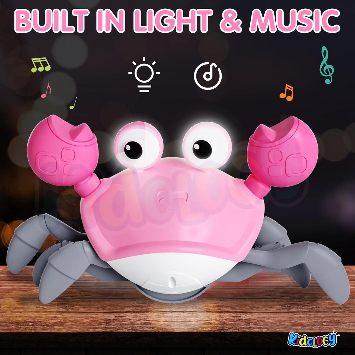 Dancing Musical Crawling Crab Baby Toy