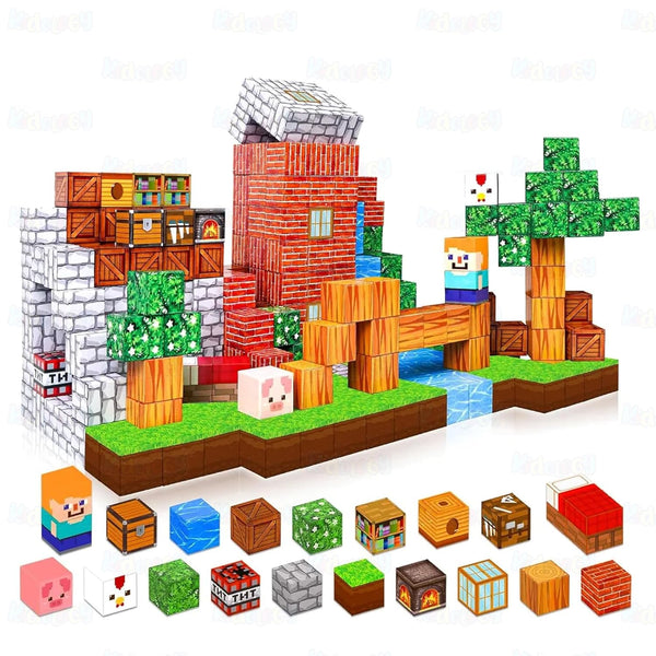 Magnetic Creative Builder Blocks ( 100 PCS )