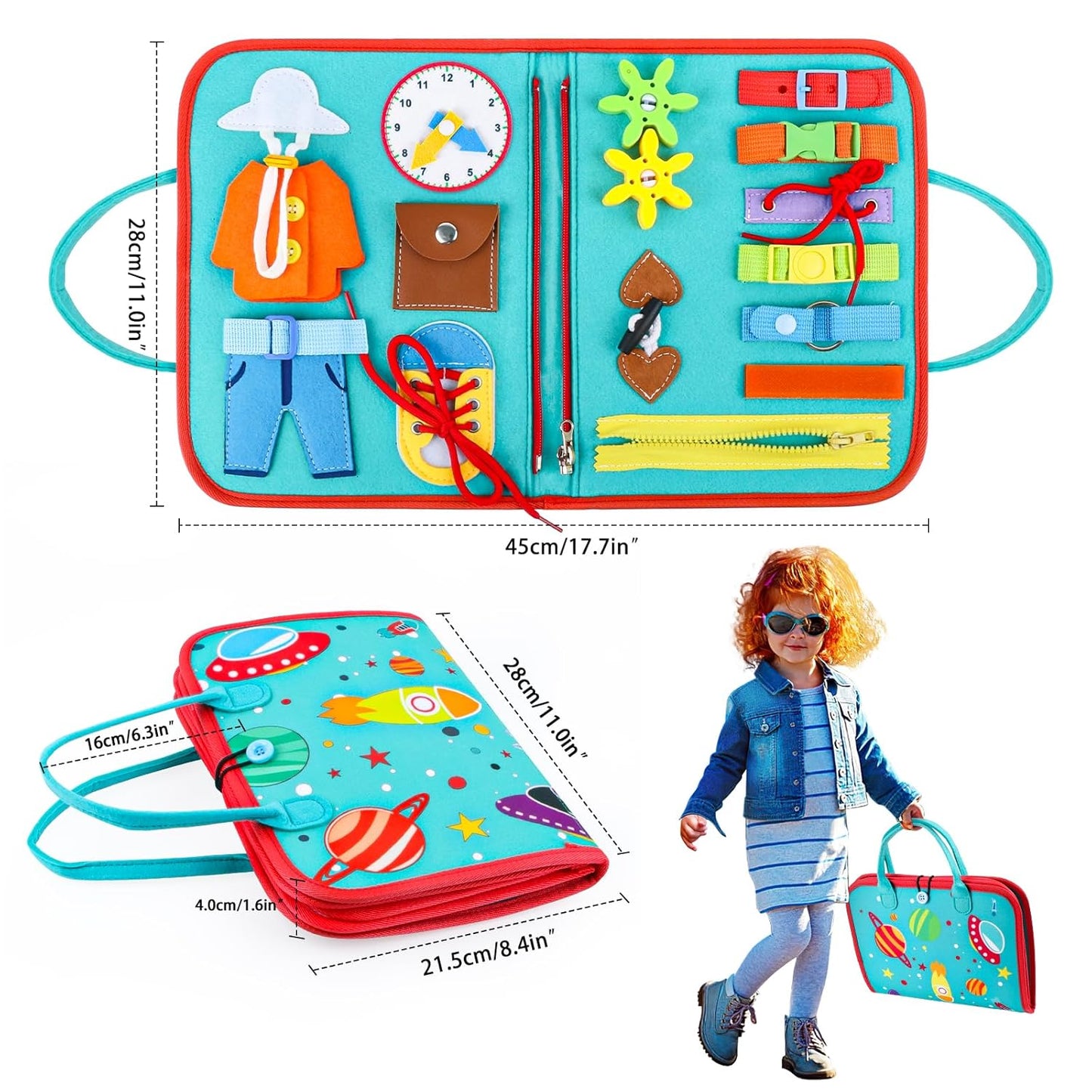 7 in 1 Educational Busy Book