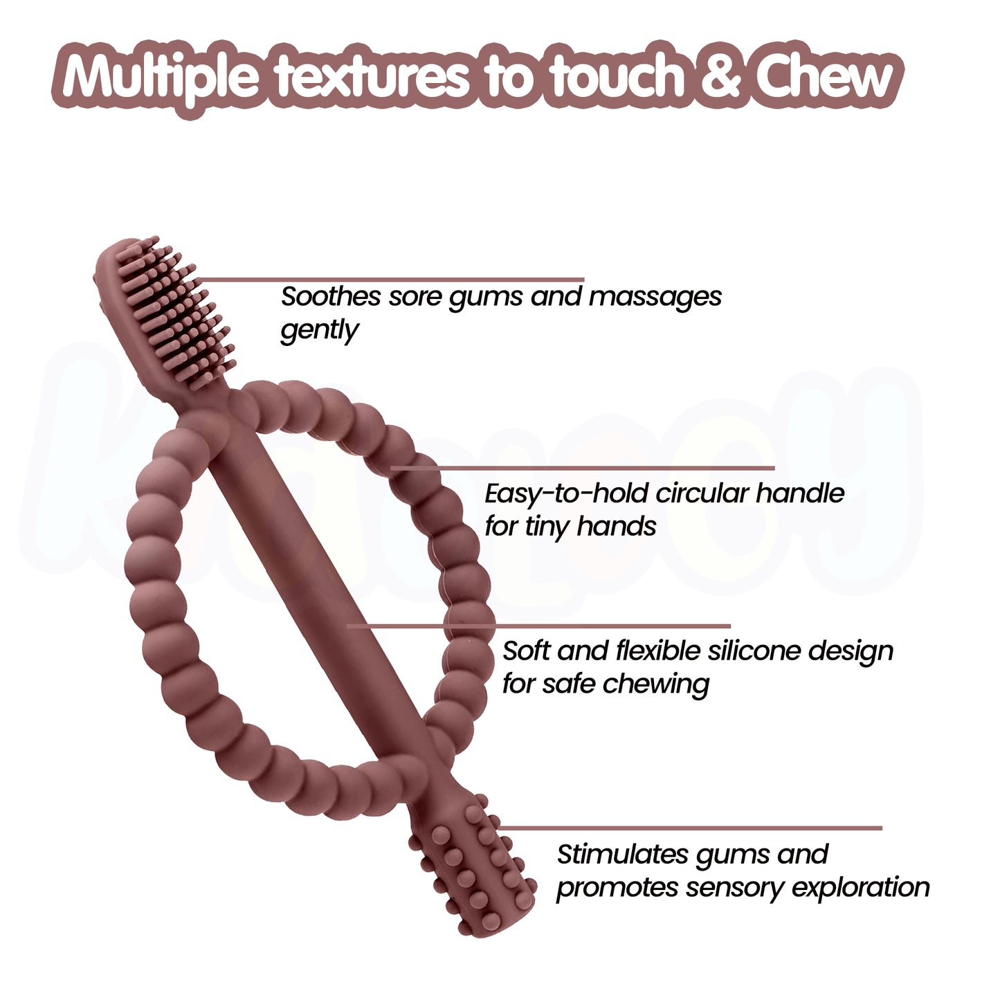 Silicone Baby Toothbrush Teether