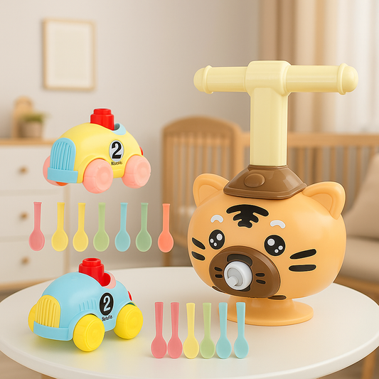 Cat Balloon Car Launcher Toy Set