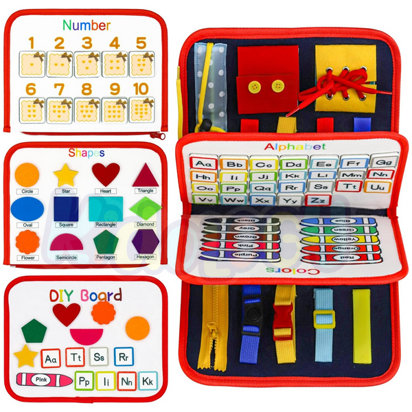 ALPHABETS AND NUMBERS BUSY BOARD