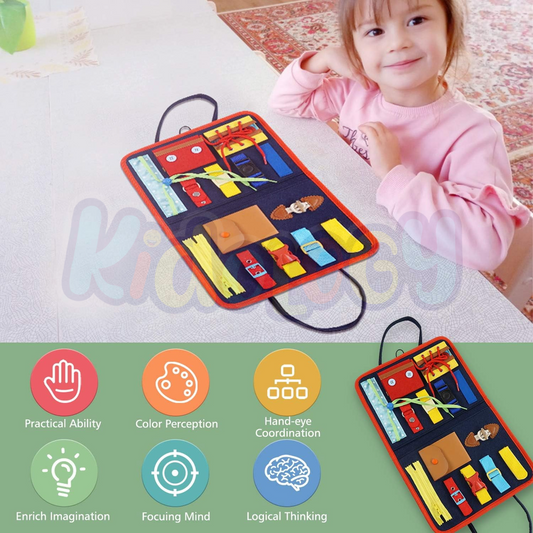 ALPHABETS AND NUMBERS BUSY BOARD