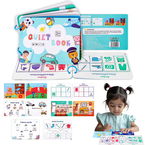 Montessori Quiet Book Pack of 3