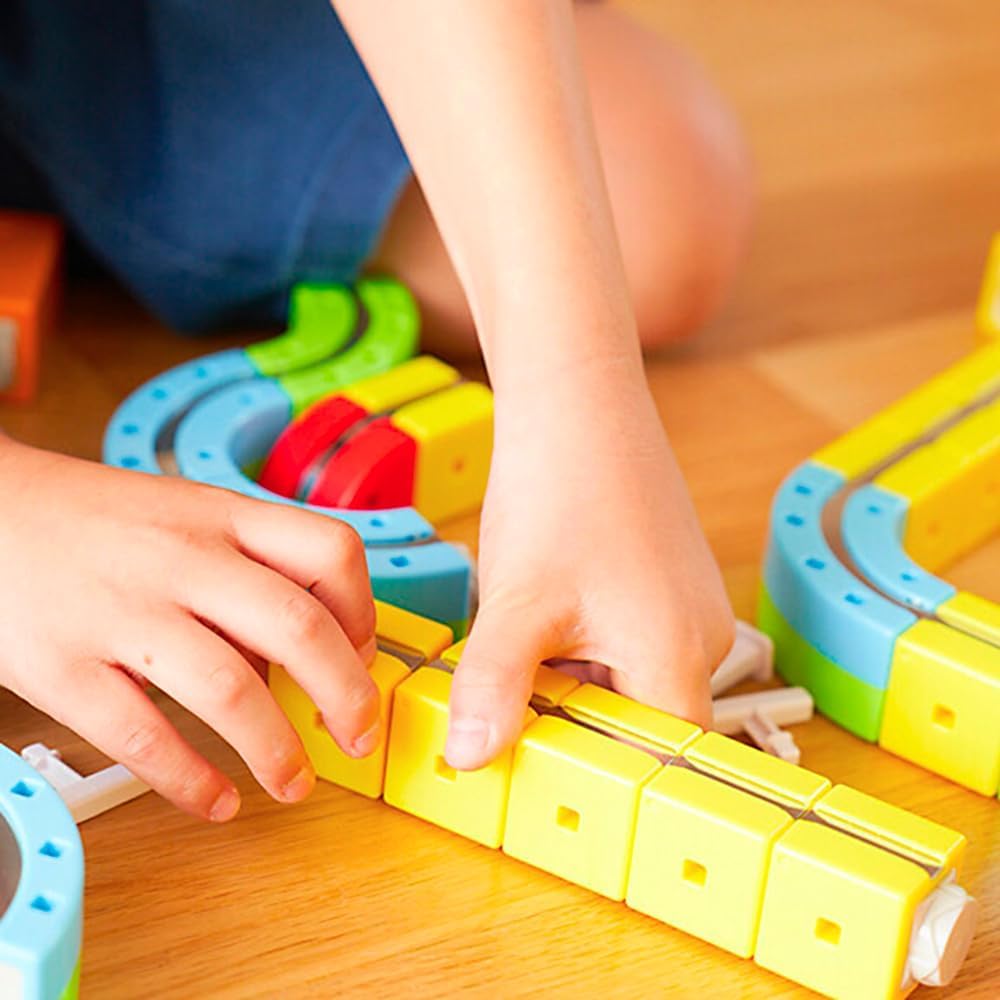 Magnetic Monorail DIY Versatile Track Car ( 55 PCS )
