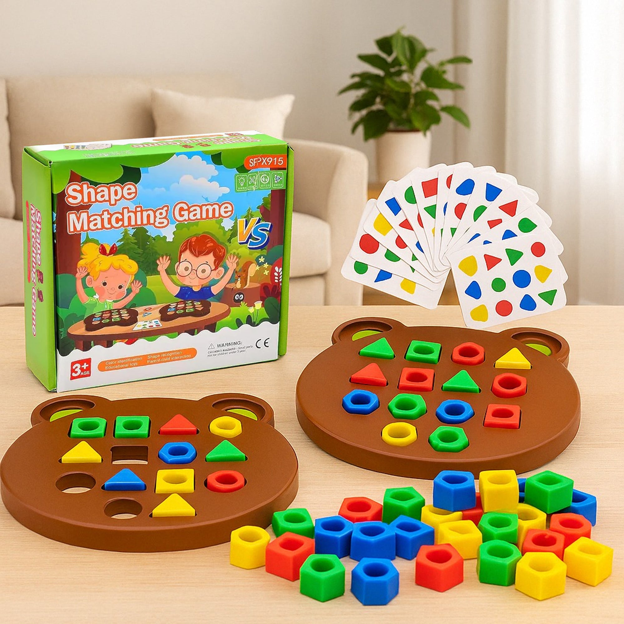 Printable Owl-Themed Color Matching And Direction Game