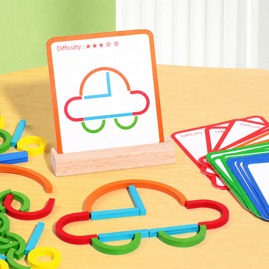 Creative Sticks & Rings Matching Puzzle Toys