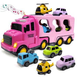 5-in-1 Friction-Powered Truck Toy