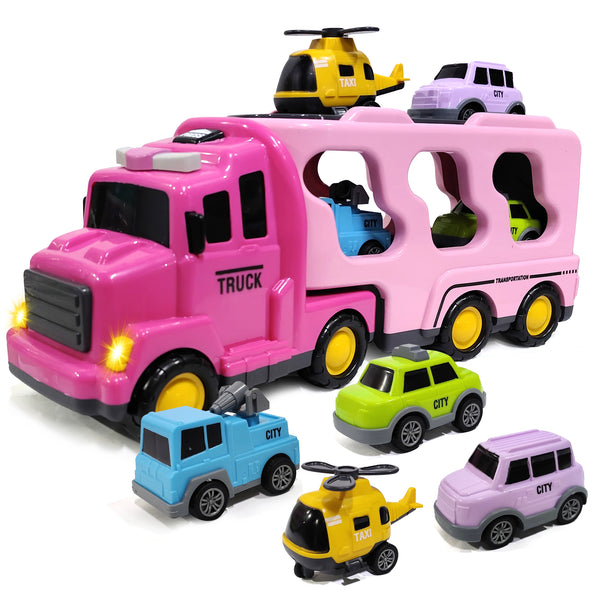 5-in-1 Friction-Powered Truck Toy