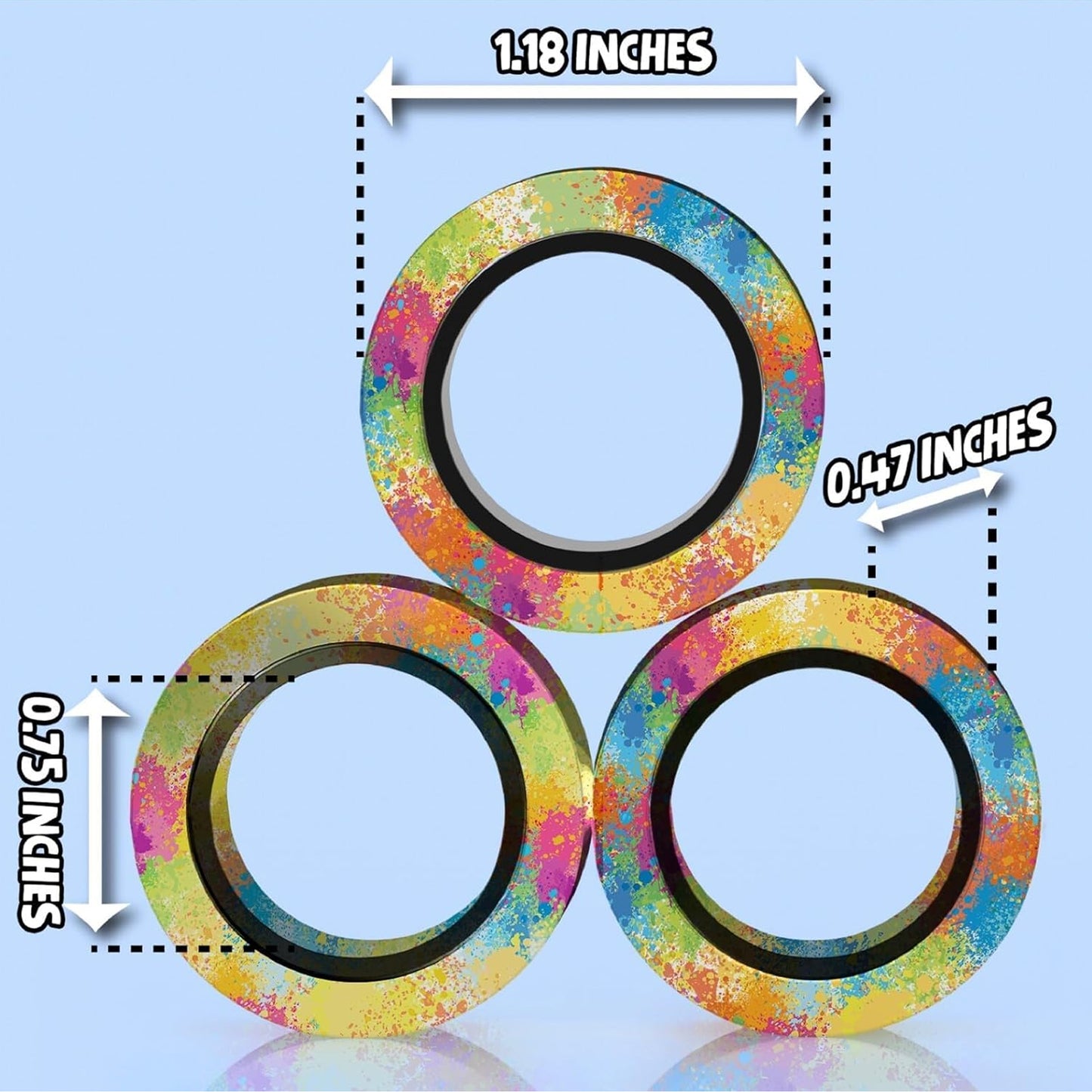 Magnetic Ring Spinner Therapy Toy