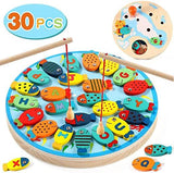 Wooden Circular Fishing Game - HelloKidology