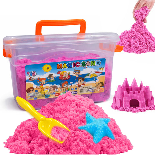 Kids Kinetic Sand Box with Shape Mold Model