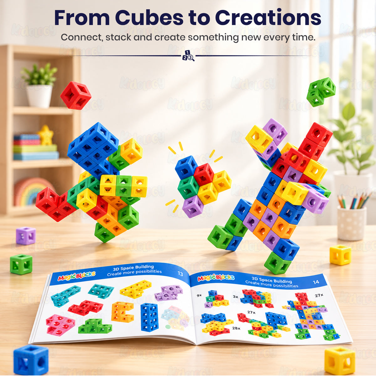 Magic Number Linking Cubes