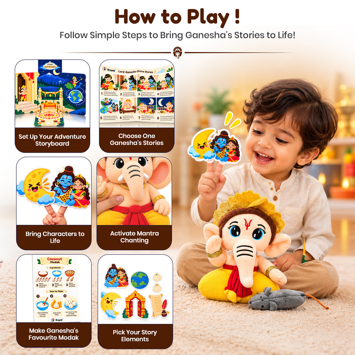 Little Ganesha – Divine Storytelling Playset
