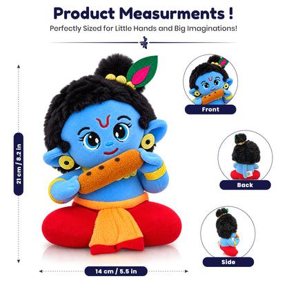 Krishna’s Divine Storytelling & Pretend Playset – With Makhan Recipe Card, Music & Mantra Chanting