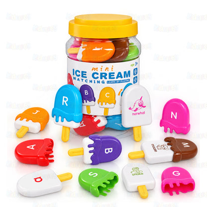 Mini Ice Cream Alphabet Matching Set