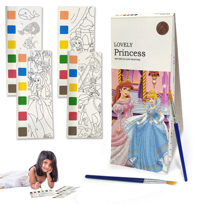Kids Mini Painting Book – Barbie Theme