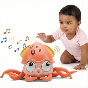 Sensing Crawling Octopus Baby Toy