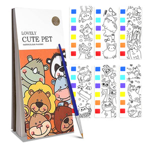 Watercolor Painting Book – Cute Pet Theme