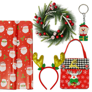 Reindeer Decor Hamper - Set of 6