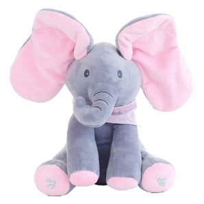 Interactive Musical Baby Elephant Plush Toy