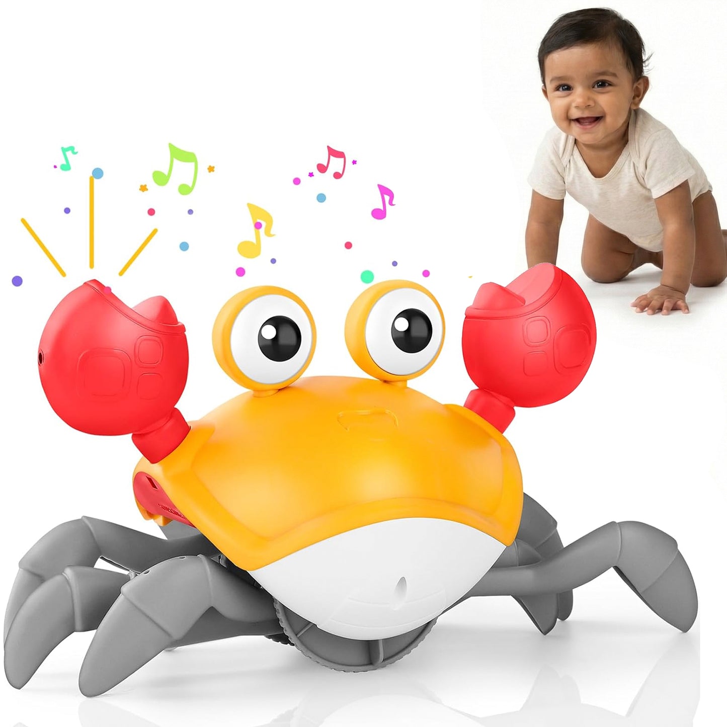 Dancing Musical Crawling Crab Baby Toy