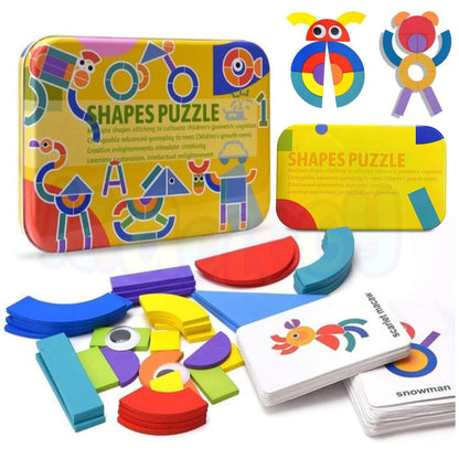 Wooden Shape Puzzle Toy Set