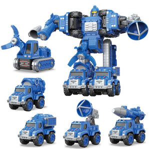 5-in-1 Transforming Robot Set