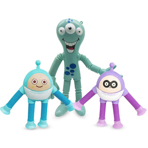 Cartoon Egg Telescopic Toy