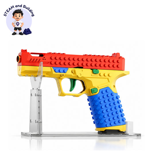 Building Block Shell-Ejecting Soft Bullet Toy Gun
