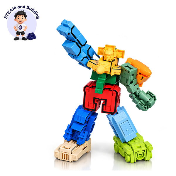10-in-1 Transformer Robot Action Figure Toy