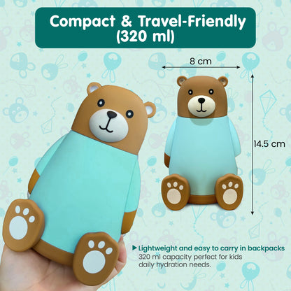 Cartoon Bear Vacuum Flask Water Bottle