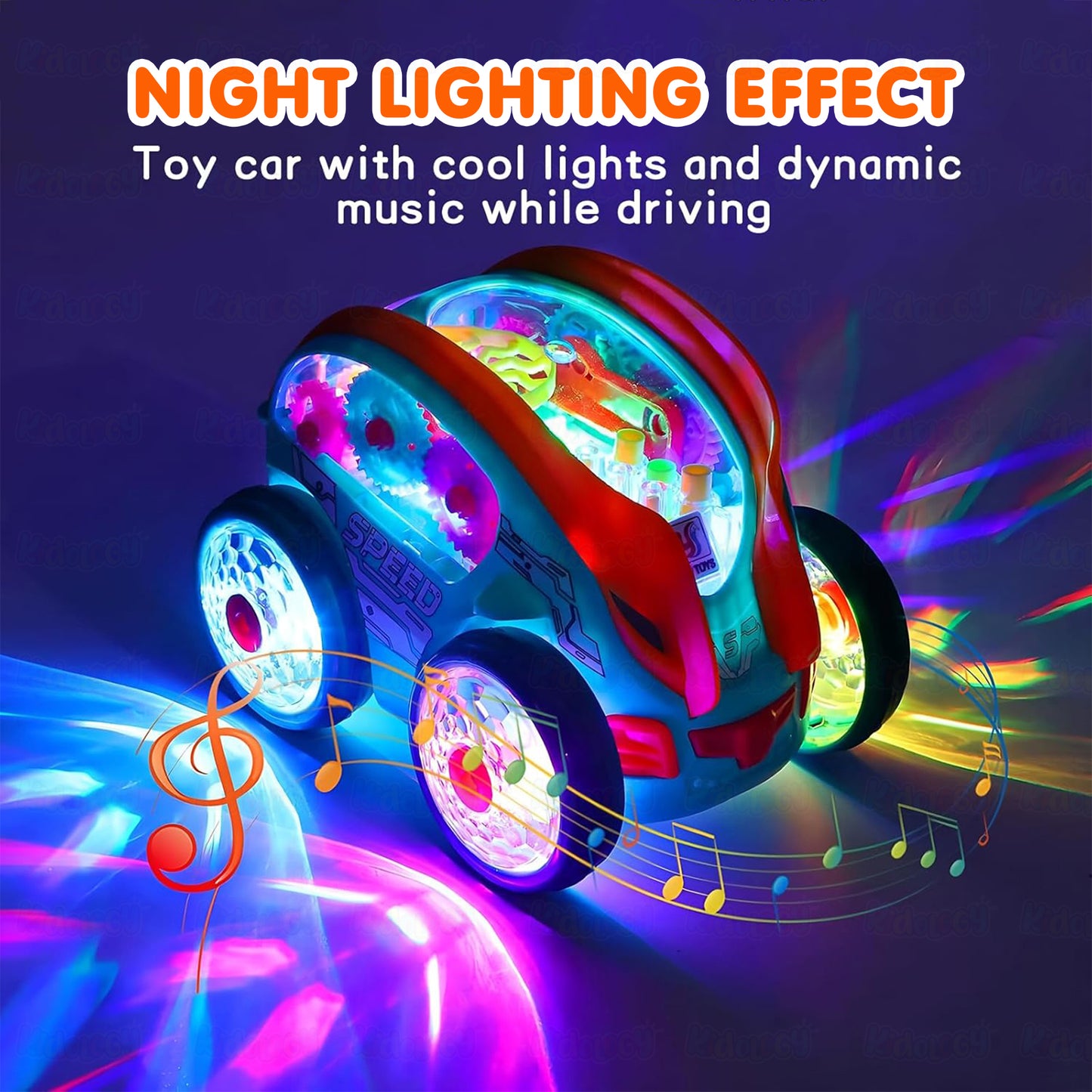 Speedlite Dynamic Gear-Powered Car