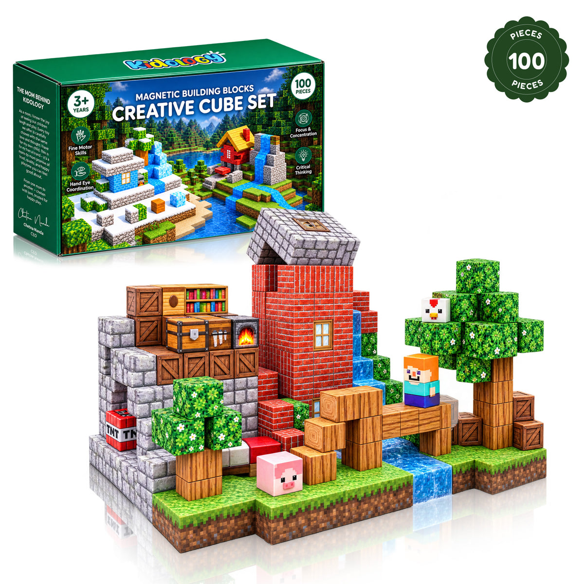 Magnetic Creative Builder Blocks