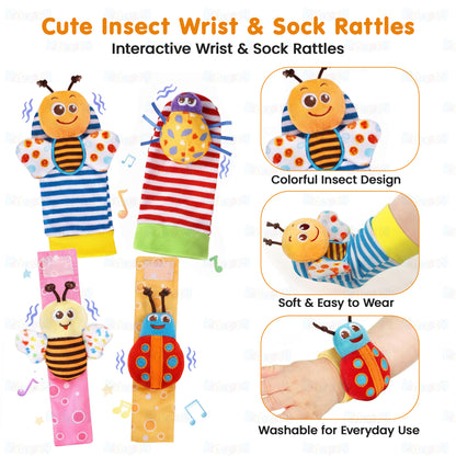 Baby Sensory Rattle Toy Set
