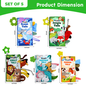 Animal Tail Books for Kids – Set of 5