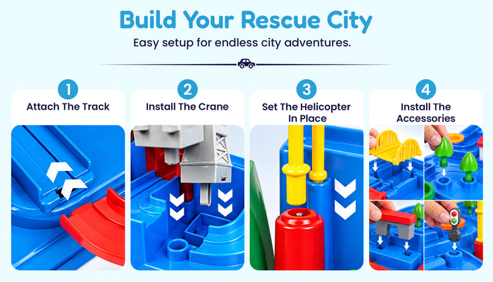 Set the scene. Build the city.